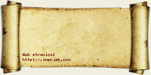 Jasna Roglić vizit kartica